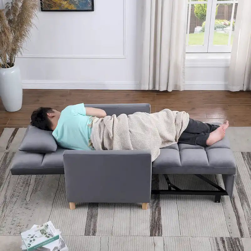 Multi-Functional Sleeper Chair with Pillow 8
