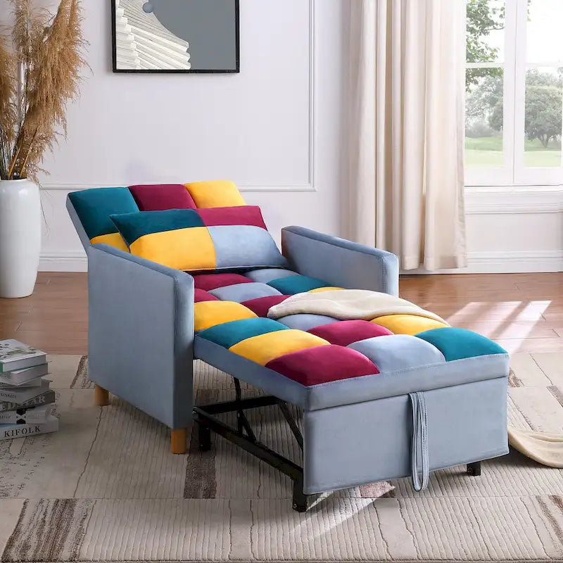 Multi-Functional Sleeper Chair with Pillow 22