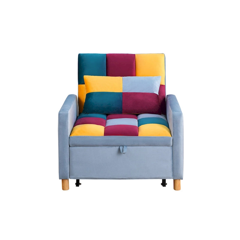 Multi-Functional Sleeper Chair with Pillow 26