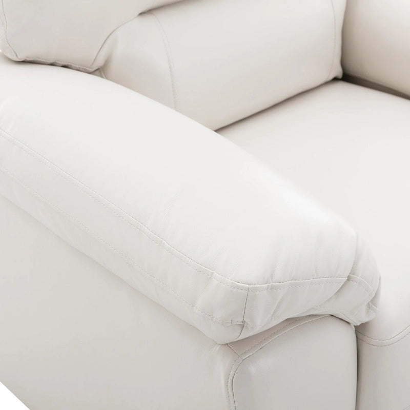 Morden Fort Faux Leather Upholstered Accent Chairs for Living Room 25