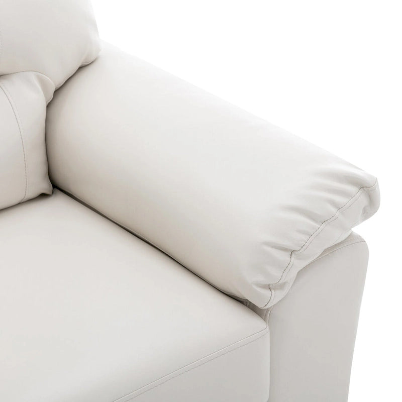 Morden Fort Faux Leather Upholstered Accent Chairs for Living Room 26