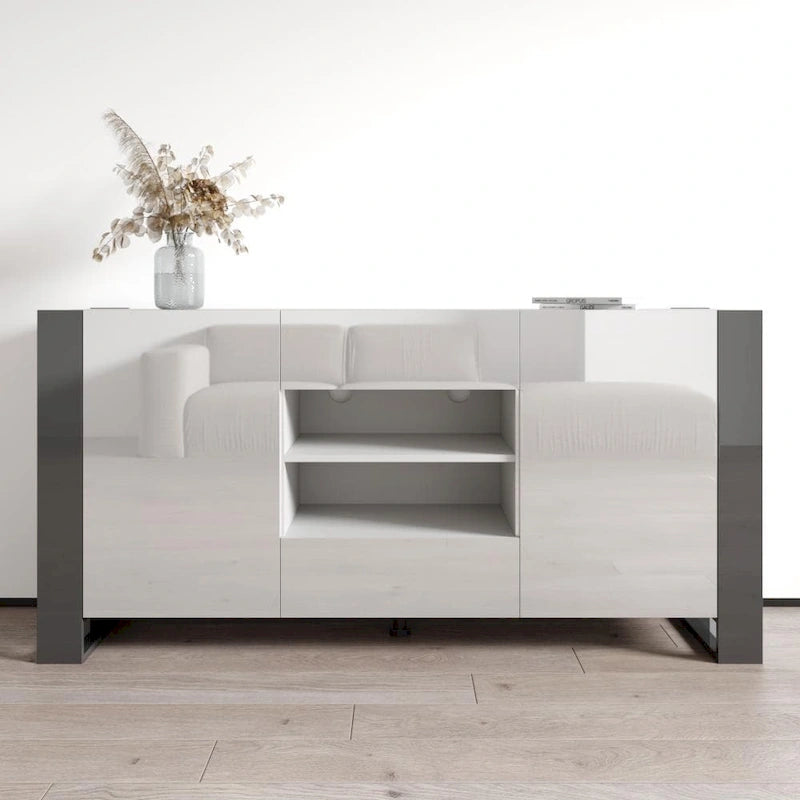Woody Modern 64.5-inch Sideboard Buffet 14