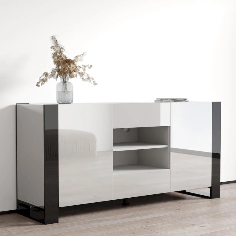 Woody Modern 64.5-inch Sideboard Buffet 4