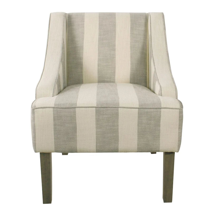 Poltrona accent classica HomePop con braccioli curvati 37