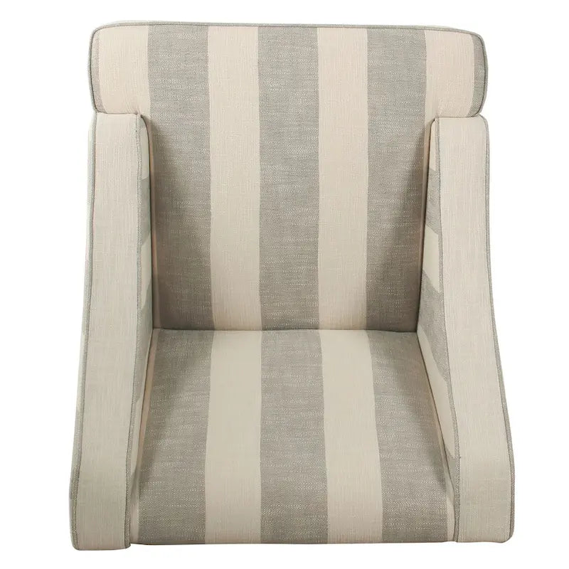 Poltrona accent classica HomePop con braccioli curvati 6
