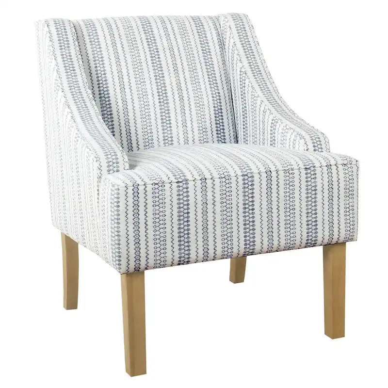 Poltrona accent classica HomePop con braccioli curvati 9