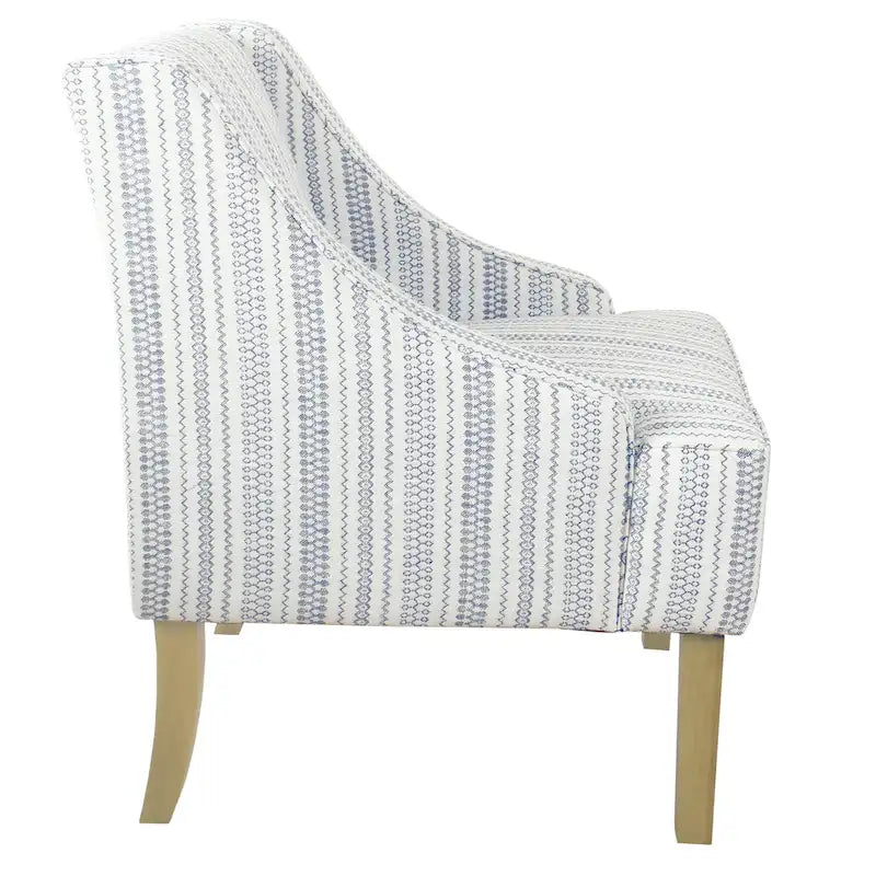Poltrona accent classica HomePop con braccioli curvati 10