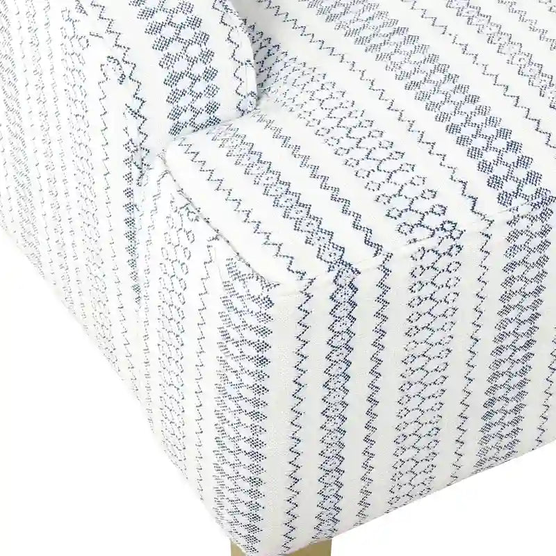 Poltrona accent classica HomePop con braccioli curvati 13