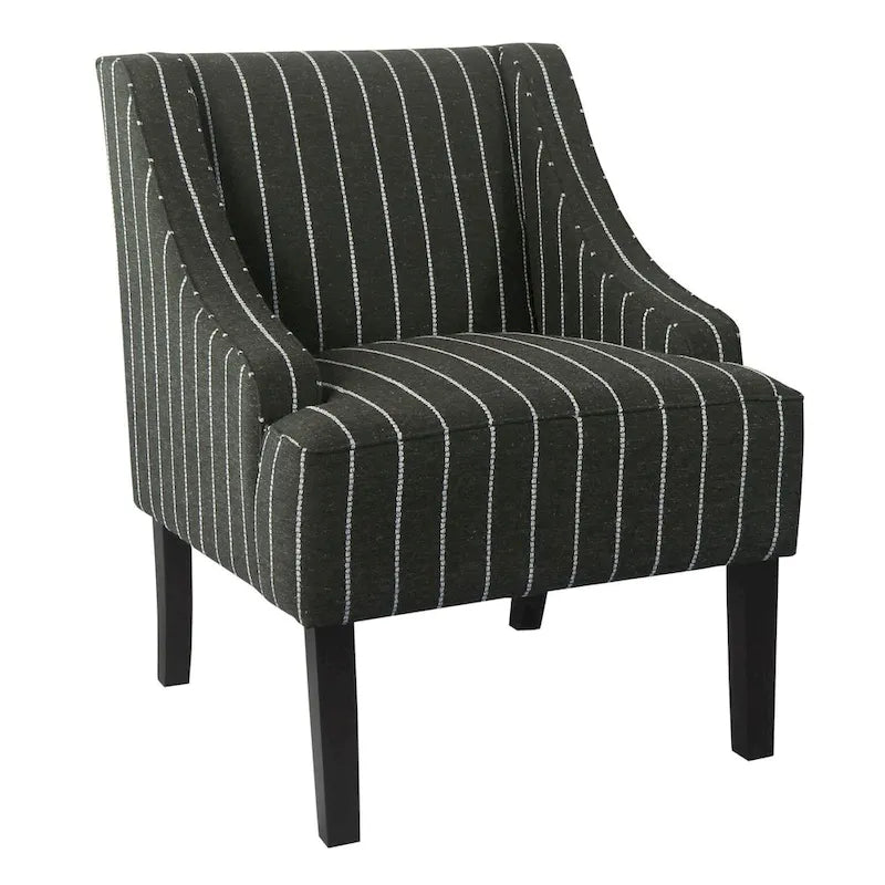 Poltrona accent classica HomePop con braccioli curvati 17