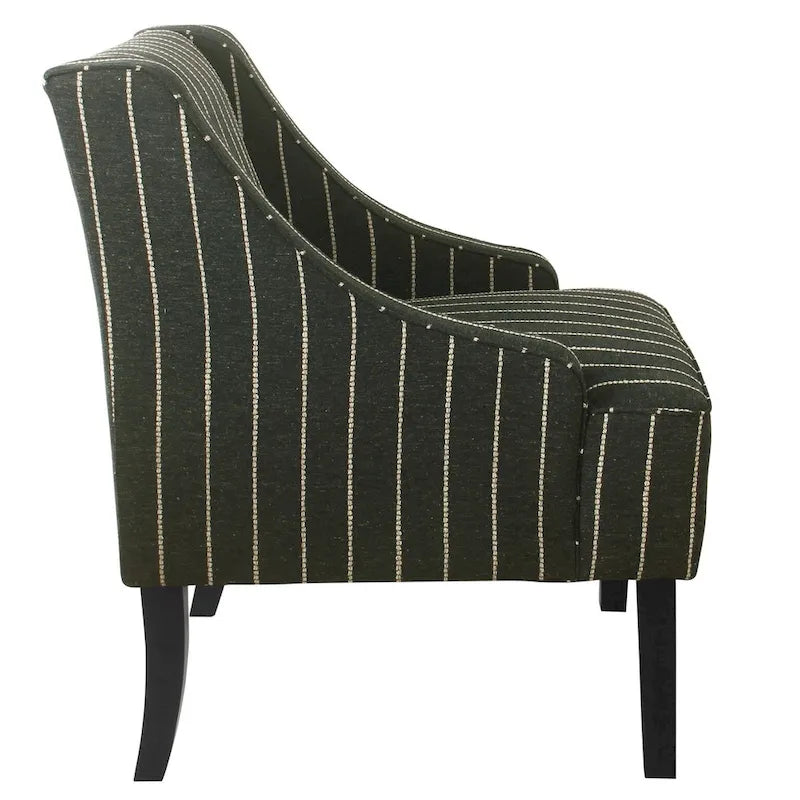 Poltrona accent classica HomePop con braccioli curvati 18