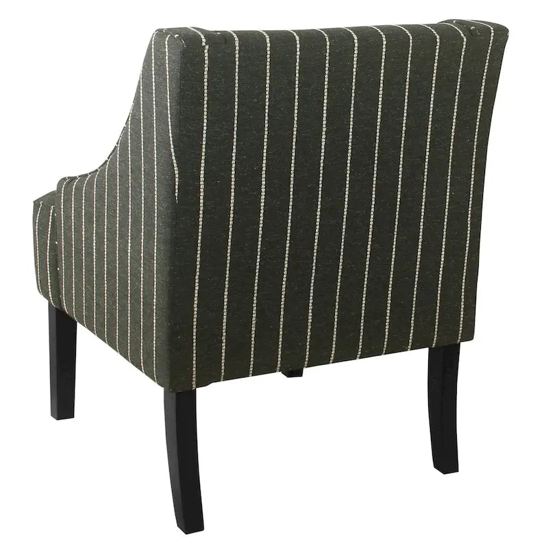 Poltrona accent classica HomePop con braccioli curvati 19