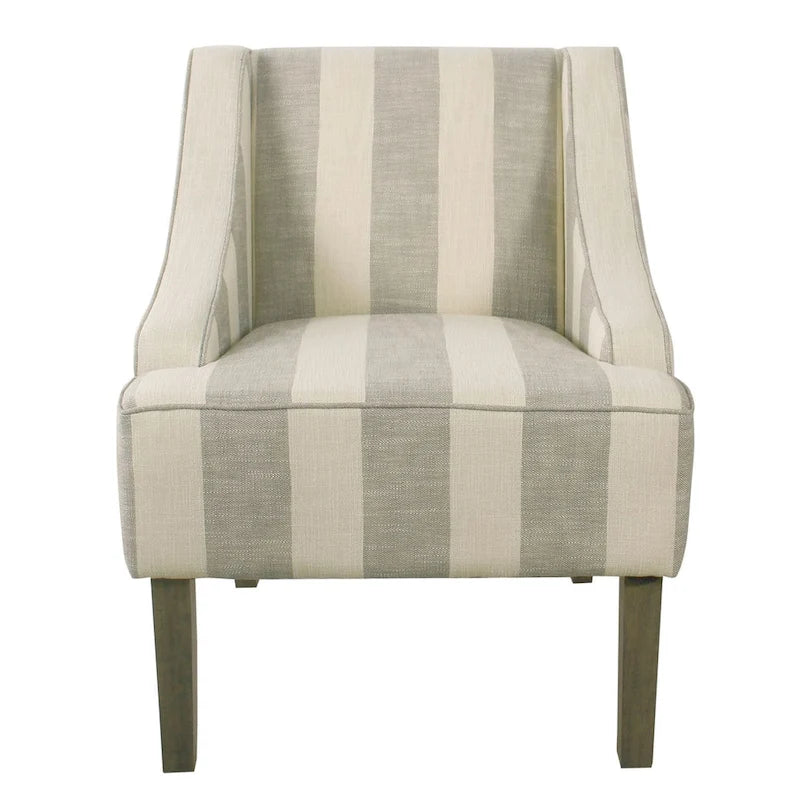 Poltrona accent classica HomePop con braccioli curvati 28