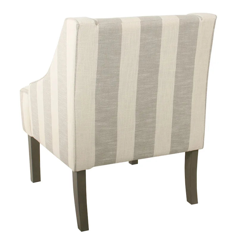 Poltrona accent classica HomePop con braccioli curvati 30