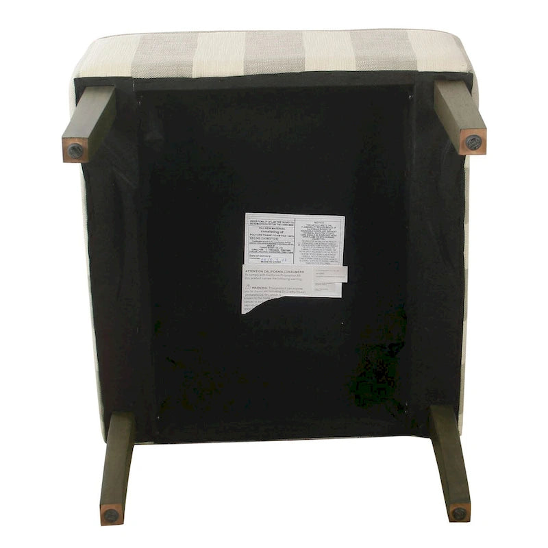Poltrona accent classica HomePop con braccioli curvati 33