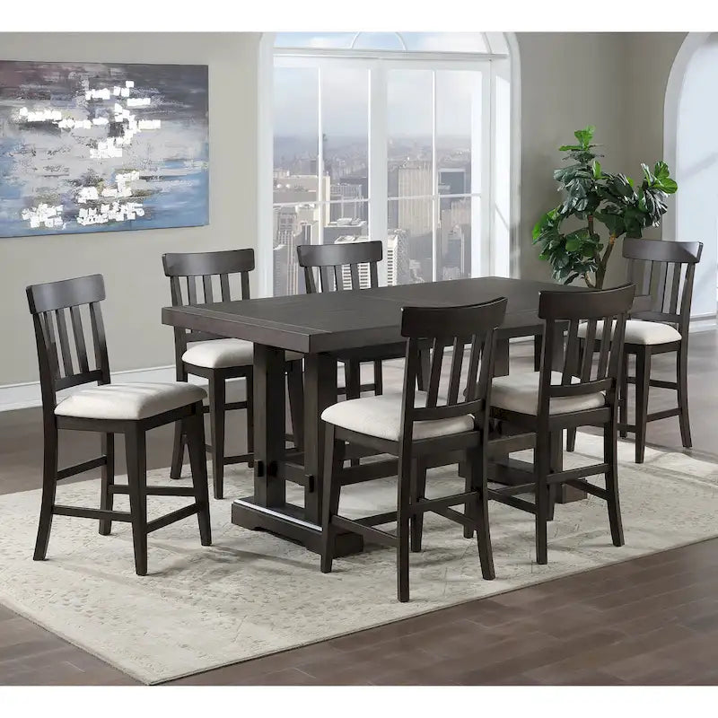 Set da pranzo Steve Silver Nevada Dusky Cedar ad altezza bancone