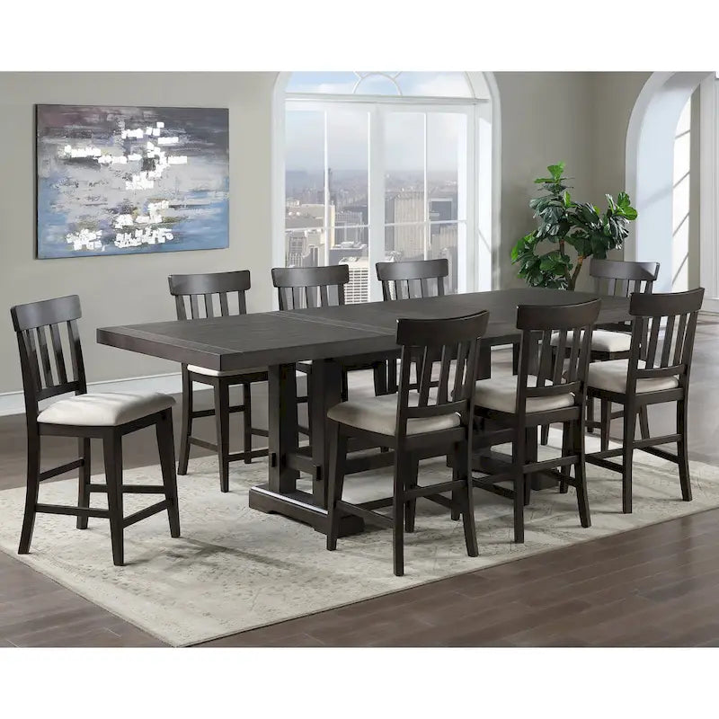 Set da pranzo Steve Silver Nevada Dusky Cedar ad altezza bancone 3
