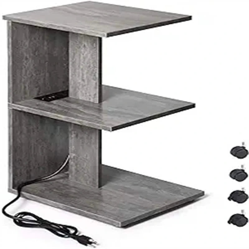 Table with USB Ports and Outlets 18