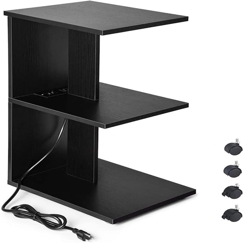 Table with USB Ports and Outlets 19