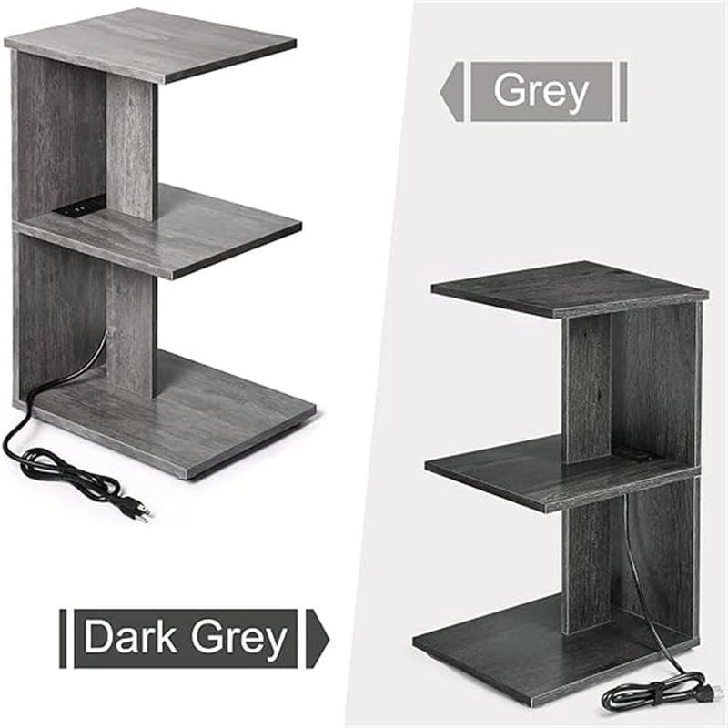 Table with USB Ports and Outlets 7