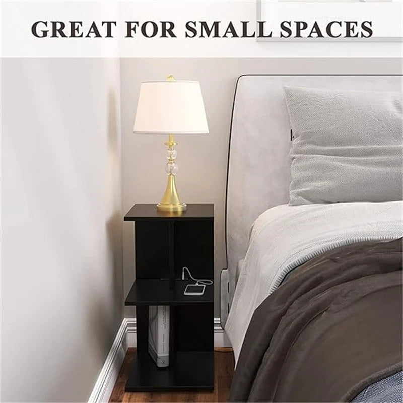 Table with USB Ports and Outlets 14