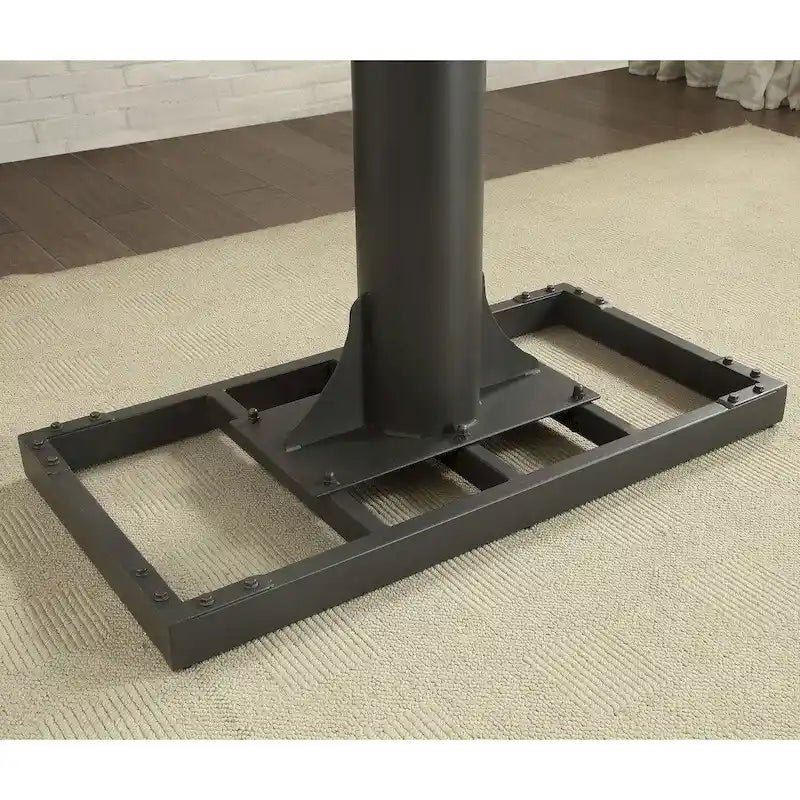 Furniture of America Kic Industrial Black 49-in Adjustable Standing Desk 3