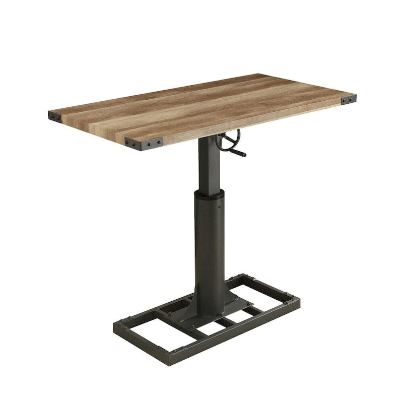 Furniture of America Kic Industrial Black 49-in Adjustable Standing Desk 4