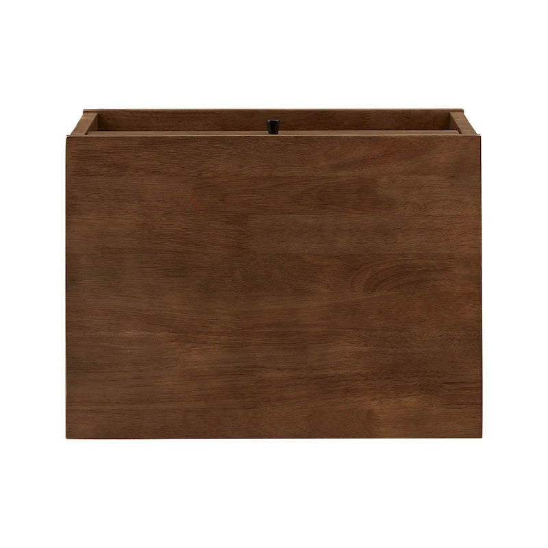 Frey 1-Drawer Brown Finish Wood Nightstand by iNSPIRE Q Modern