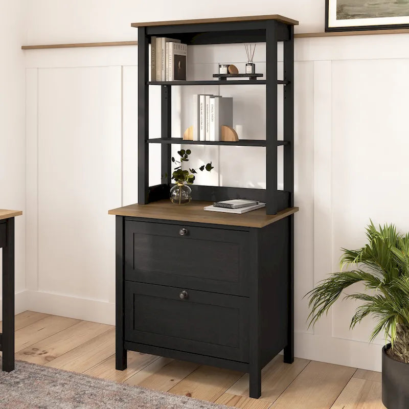 Mayfield Bookcase with Drawers by Bush Furniture 8