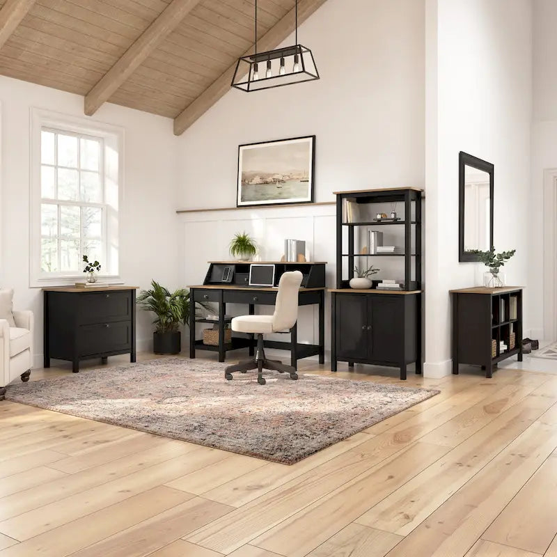 Mayfield Bookcase with Drawers by Bush Furniture 9