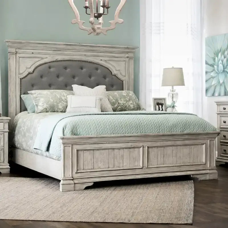 Steve Silver Havenwood 5-piece Upholstered Panel Bedroom Set 25
