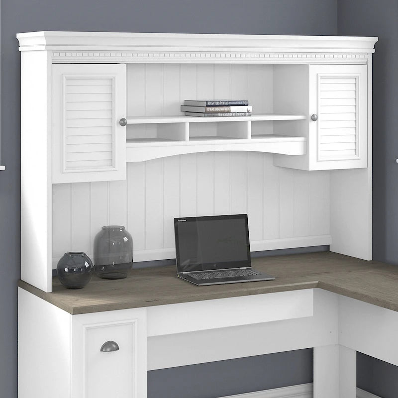 Fairview 60W Hutch for L Shaped Desk by Bush Furniture 20