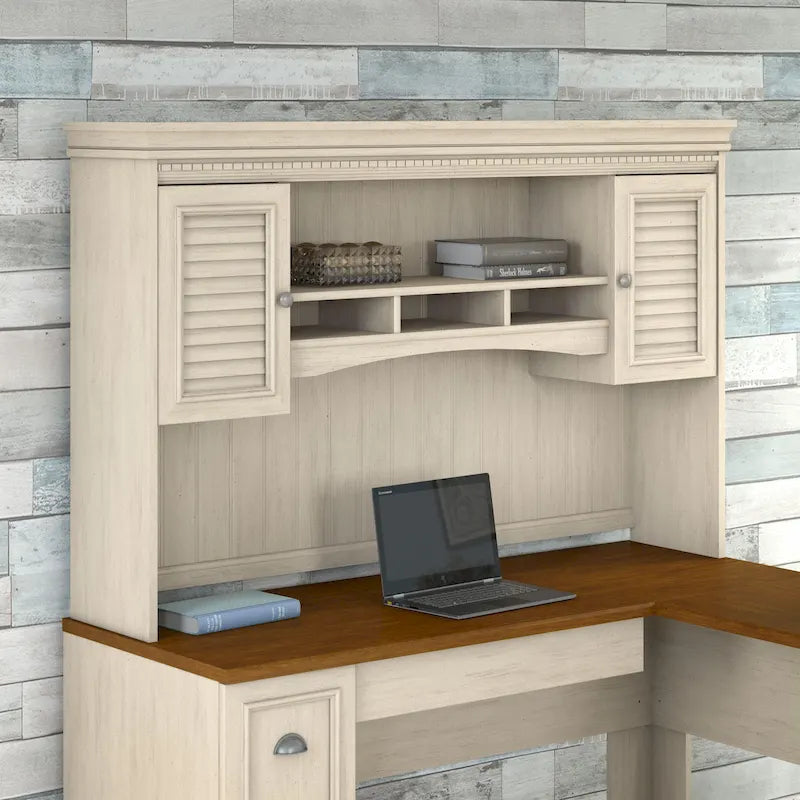 Fairview 60W Hutch for L Shaped Desk by Bush Furniture 21