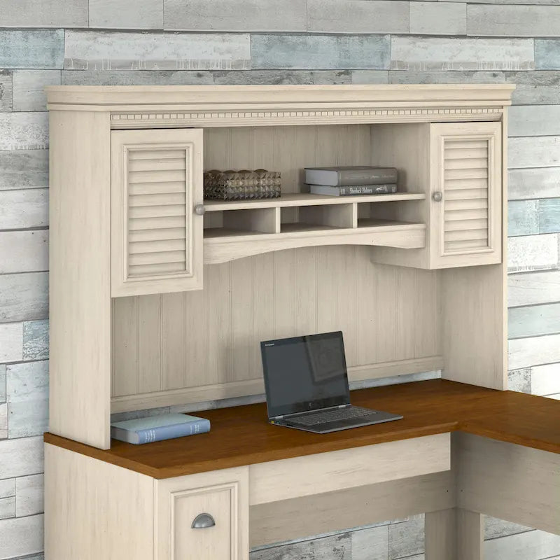 Fairview 60W Hutch for L Shaped Desk by Bush Furniture 15