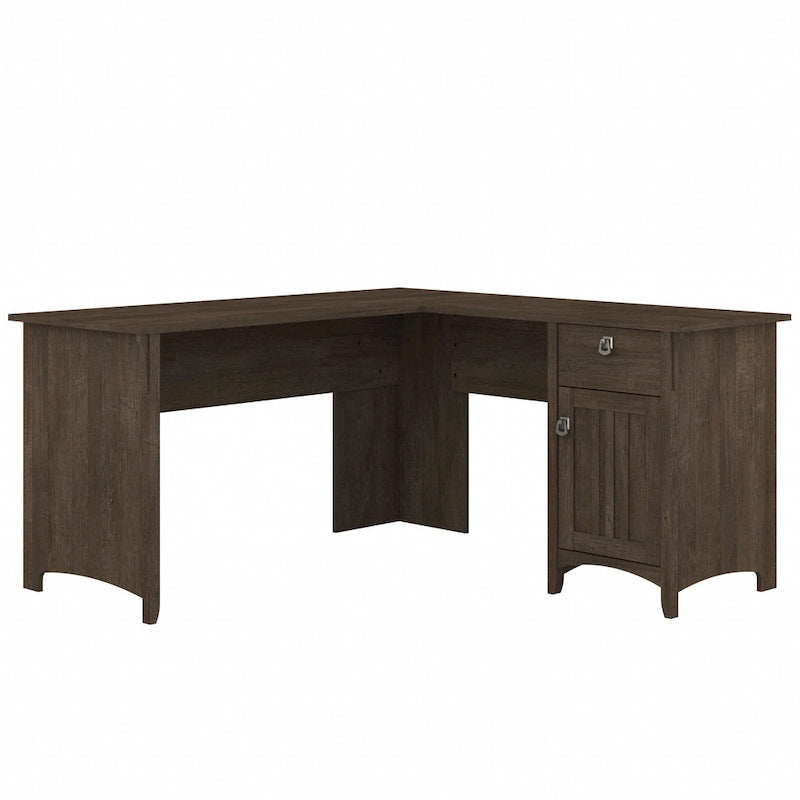 Bush Furniture Salinas 60W L Shaped Desk with Drawers and Storage 2