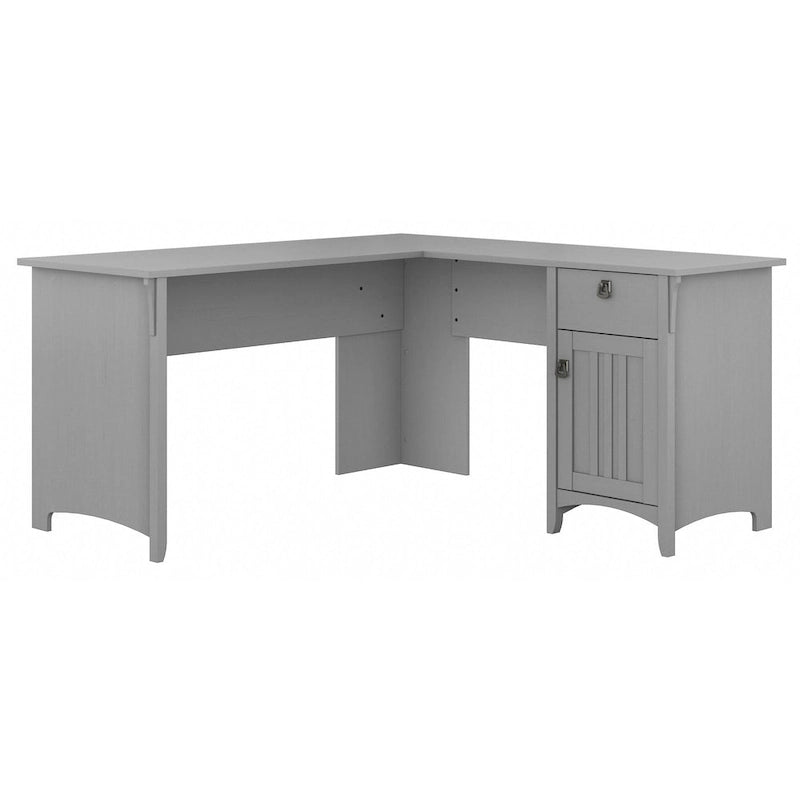 Bush Furniture Salinas 60W L Shaped Desk with Drawers and Storage 6