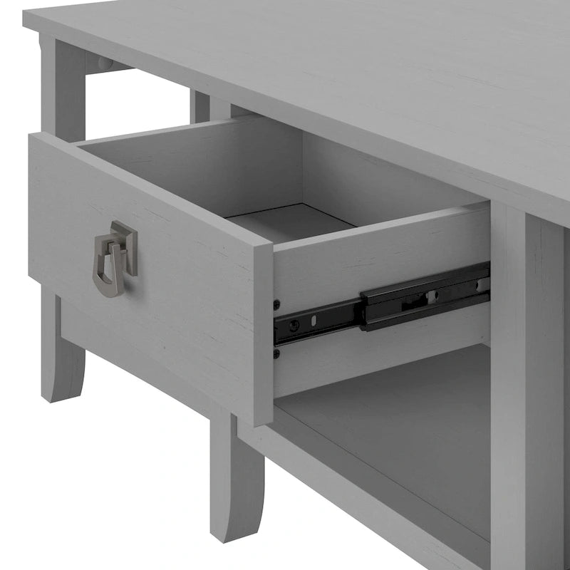 Bush Furniture Salinas 60W L Shaped Desk with Drawers and Storage 7