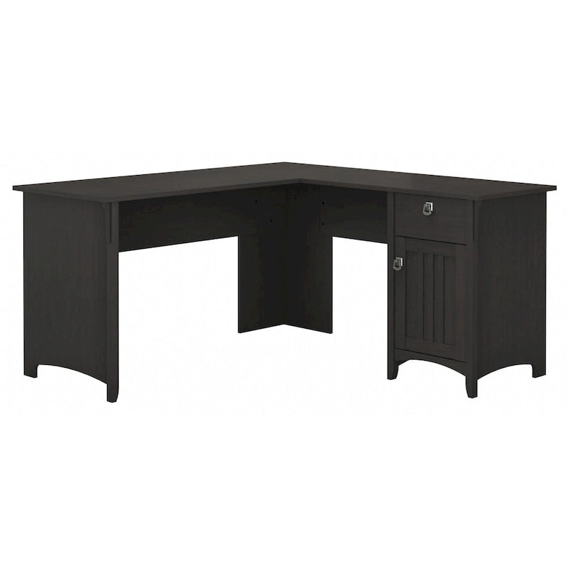 Bush Furniture Salinas 60W L Shaped Desk with Drawers and Storage 12