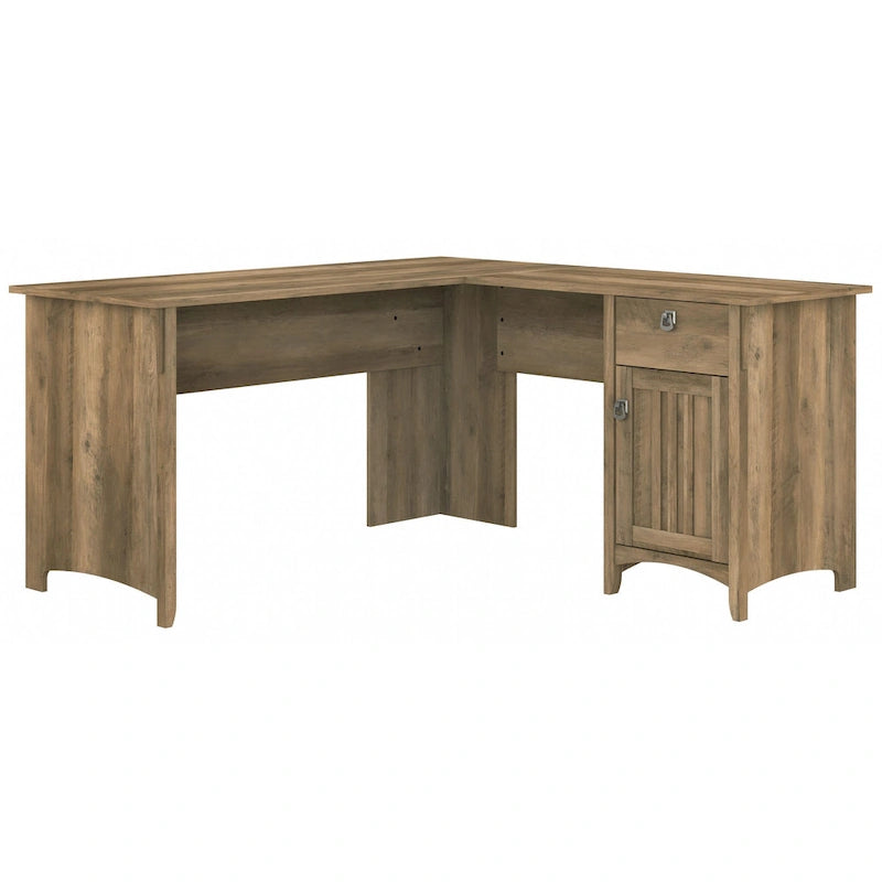 Bush Furniture Salinas 60W L Shaped Desk with Drawers and Storage 26