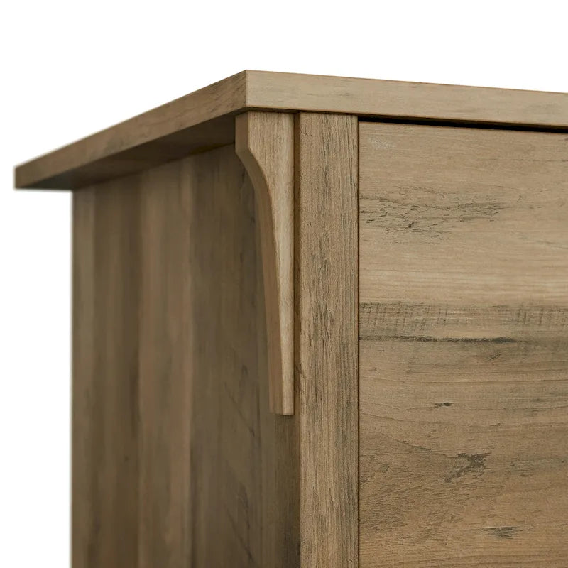 Bush Furniture Salinas 60W L Shaped Desk with Drawers and Storage 30