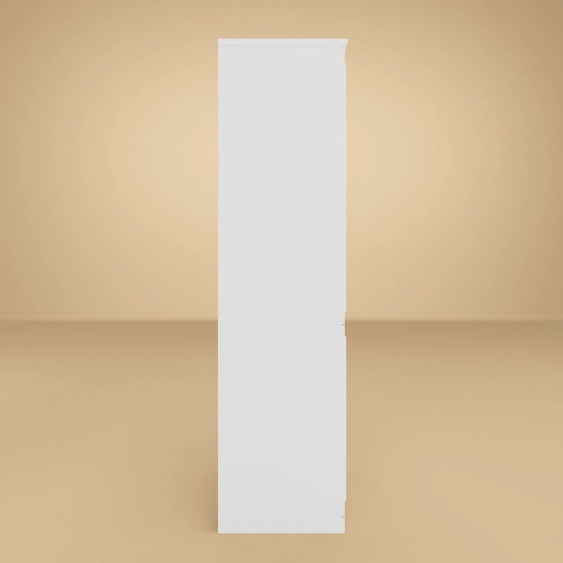 74.8H Large Modular Wardrobe Cloest Armoire Cabinet Glass Door 38