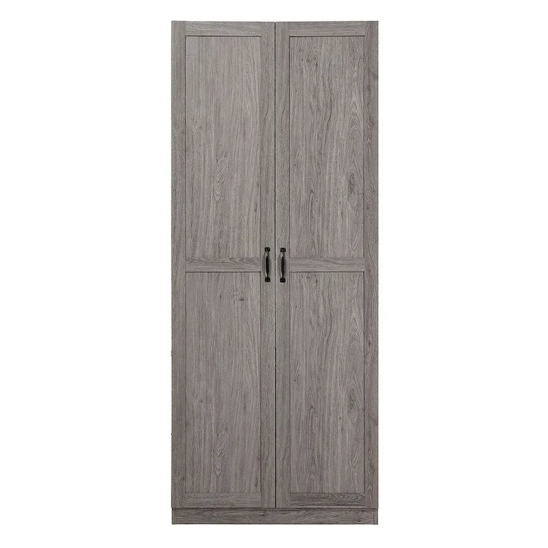 Manhattan Comfort Hopkins Modern 7 Shelf Freestanding Storage Closet