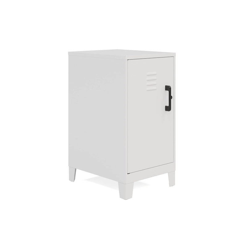 27.5H 2 Shelf Vented Door Mini Storage Locker Cabinet 18