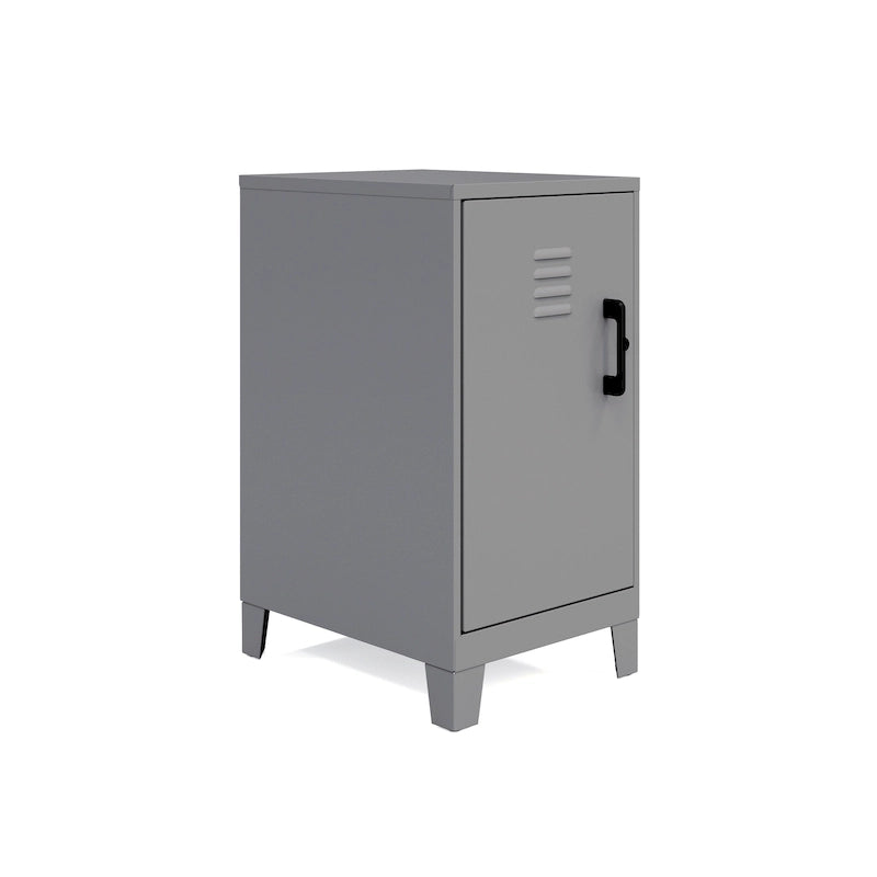 27.5H 2 Shelf Vented Door Mini Storage Locker Cabinet 19