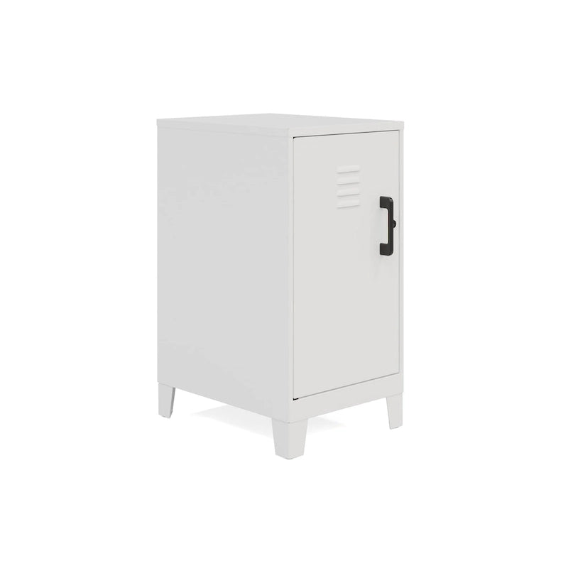 27.5H 2 Shelf Vented Door Mini Storage Locker Cabinet 12
