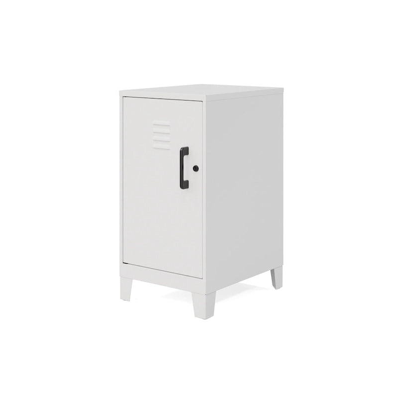 27.5H 2 Shelf Vented Door Mini Storage Locker Cabinet 14