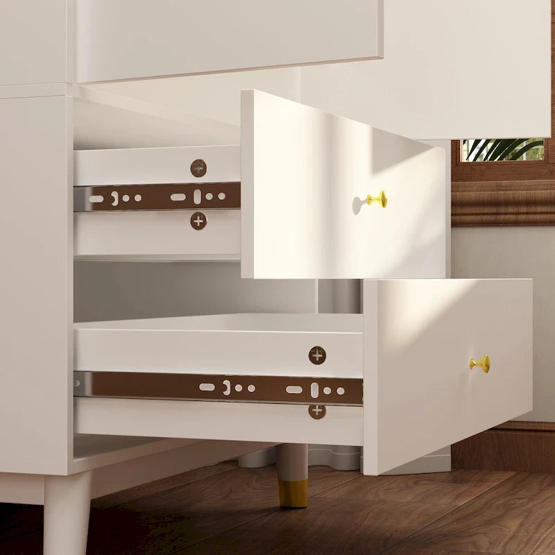 Wardrobe Closet Armoire with 2 Doors Wooden Clothes Storage Cabinet 41