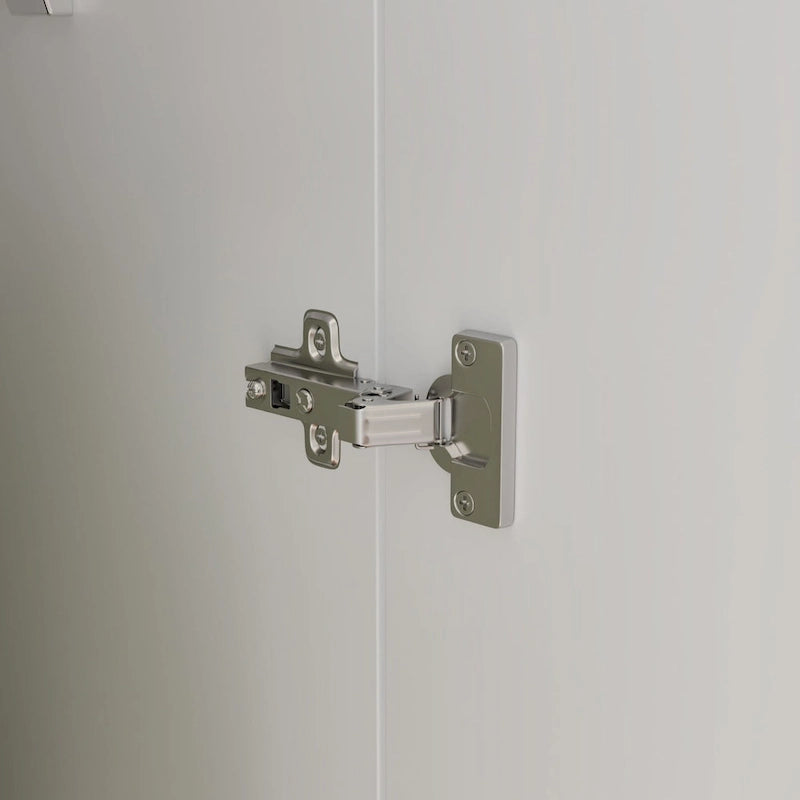 2-Door Wardrobe Armoires Freestanding Bedroom Armoire with Hanging Rod 13