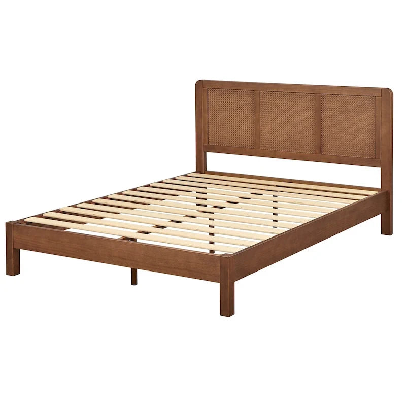 Lifestorey Larkin Mid-Century Queen Platform Bed 3