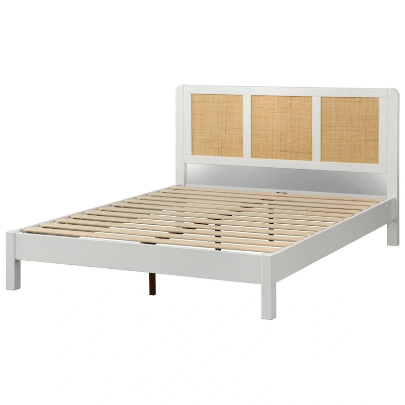 Lifestorey Larkin Mid-Century Queen Platform Bed 4