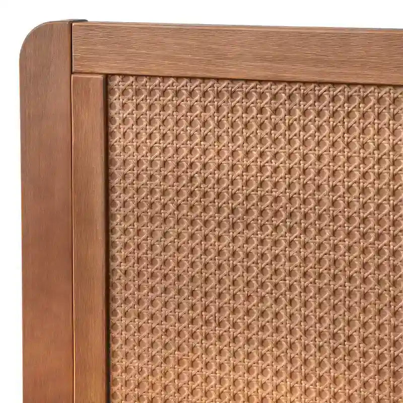 Lifestorey Larkin Mid-Century Queen Platform Bed 5